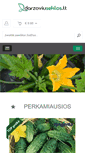 Mobile Screenshot of darzoviuseklos.lt